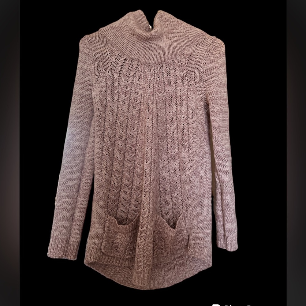 Anthropologie, Oversized turtleneck sweater.